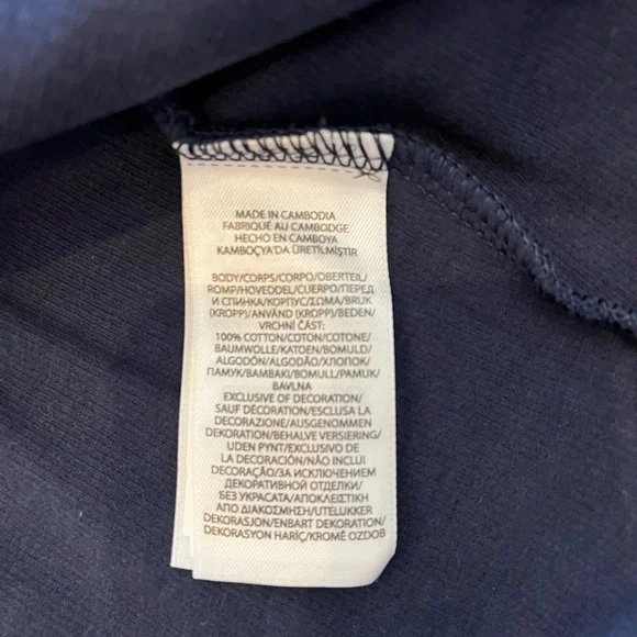 Polo Ralph Lauren Big & Tall Estate Rib Quarter-Zip Pullover Navy Blue XXL - Picture 12 of 13